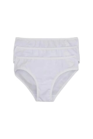 U.S. Polo Assn. U.s. Polo Kız Çocuk Slip Külot 1675 Beyaz Beyaz