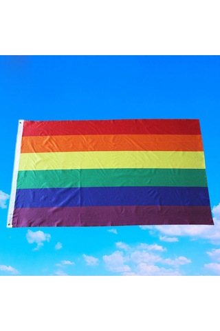 İlerleme, Gökkuşağı Bayrağı 3x5ft Polyester Lgbtq Solmasına Dayanıklı Su Geçirmez Bayrak Diğer
