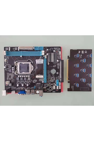 Esonic B250 Btc Gladiator 12'Li Anakart + G3900T Işlemci + Ram