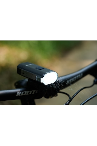 Moon RIGEL MAX 1500 Lümen USB Bisiklet Ön Lambası Siyah