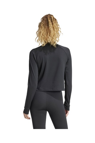 Adidas Tr-es 1/4zıp Black Siyah Kadın Fermuarlı Sweatshirt Siyah
