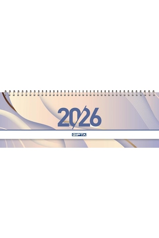 Gıpta 2026 Spiralli Masa Takvimi 12x33 Cm 504-btk