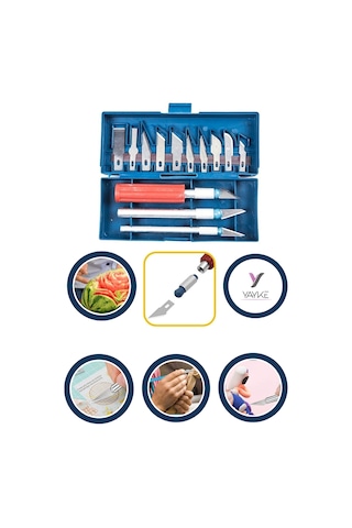 Yayke16 Parça Hobi Gravür Ahşap Heykel Oyma Set
