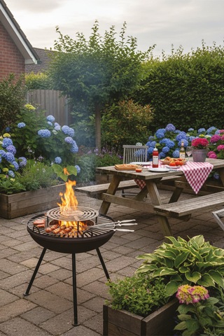 Yarım Dünya Mangal Siyah