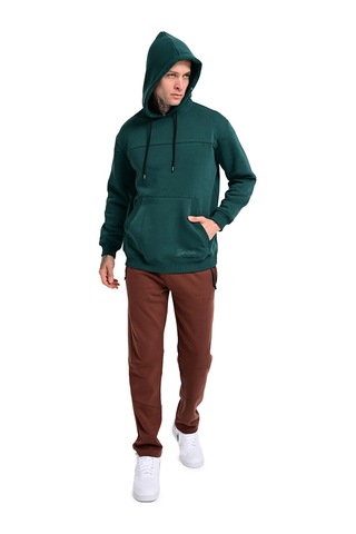 Sportive Lerida Hoodie Erkek Yeşil Günlük Stil Sweatshirt 24ku001-ysl Yeşil