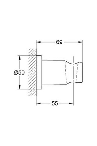 Grohe Rainshower El Duşu Askısı - 27074000. Çok Renkli