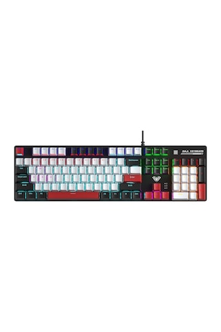 Aula S500 Blue Switch Rgb Makrolu Kablolu Gaming Mekanik Oyuncu Klavyesi Kırmızı