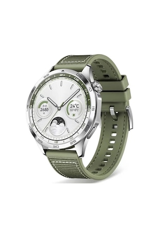 Zore Galaxy Watch 46mm Uyumlu Clo- Krd-102 22mm Silikon Kordon-yeşil