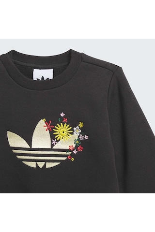 Adidas Kd3412 Crew Set Çocuk Eşofman Takımı Siyah