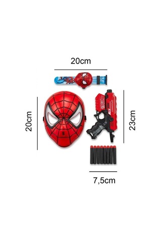 Harekete Geç, Dünyayı Kurtar Spider-man Maske, Saat Ve Dart Tabancası Seti