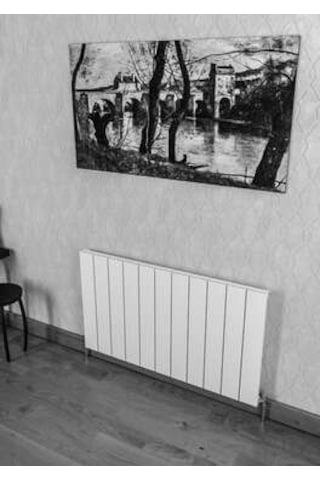 Warma Drama Yatay Alüminyum Radyatör 1040x600 Pütürlü Antrasit 7946