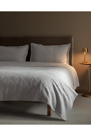 Madame Coco Floralies King Size Yatak Örtüsü - Lüks Koleksiyon - Gri Yo0000000031 Gri