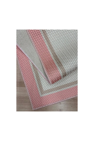 Çift Bordürlü Lüks Orijinal Sisal Dokuma Halısı Salon Halısı Mutfak Halısı Koridor Makine Halısı Pembe-krem-bej 926846847 Pembe-krem-bej