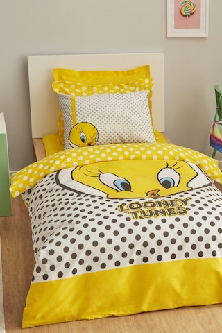 Karaca Home Looney Tunes Tweety Pamuk Tek Kişilik Nevresim 203.12.01.0001