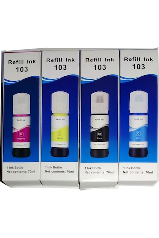 Melsan For Epson Ecotank L14150 Mürekkep Muadil Set 4 Renk Takım