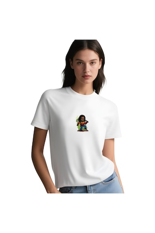 Ogc Bob Marley Unısex T-shırt Beyaz