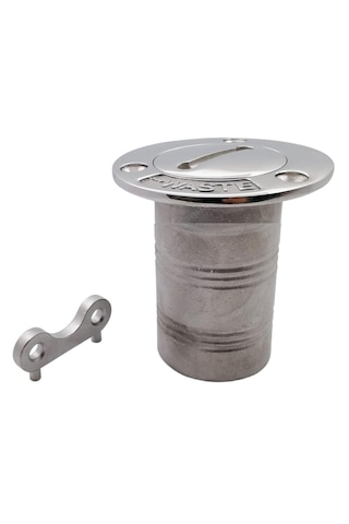 Pis Su Dolum Kapağı. 50mm. Krom Waste Atık Su Dolum Ağzı
