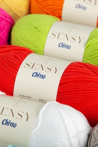 Sensy Chino El Örgü İpi Kazak Bluz Yelek Hırka İpi Tunik Amigurumi İp Sütlü Kahve 100 Gr - 330 M