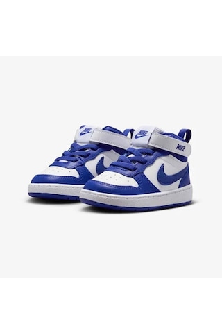 Nike Court Borough Mid 2 Çocuk Günlük Spor Ayakkabı Cd7784-130 beyaz