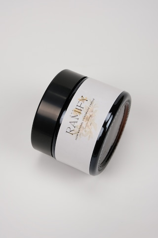 %100 Doğal El Yapımı Amber Cam Kavanoz Balmumu Mum 5cmx5cm Sarı