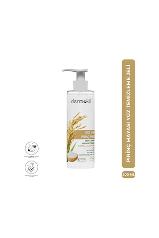Dermokil Pirinç Mayası Yüz Temizleme Jeli 200 Ml