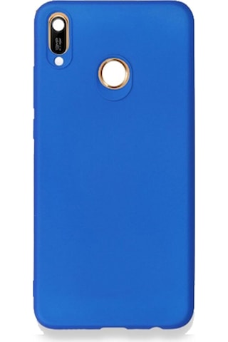 Huawei Y7 2019 Arka Kapak Silikon Kılıf + Temperli Cam Ekran Koruyucu