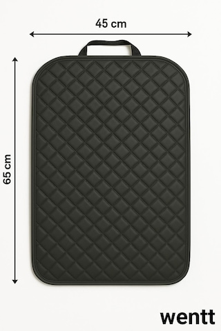 Wentt Oto Koltuk Arkası Koruma Kılıfı Premium Kapitone Deri Extra Kalın