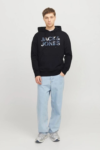 Jack & Jones Erkek Sweat 12268128 Siyah Siyah