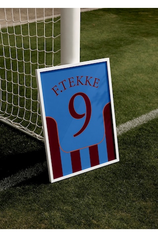 F.tekke 9 Poster Tablo Beyaz Çerçeveli F.tekke 9 Poster Tablo Beyaz Çerçeveli