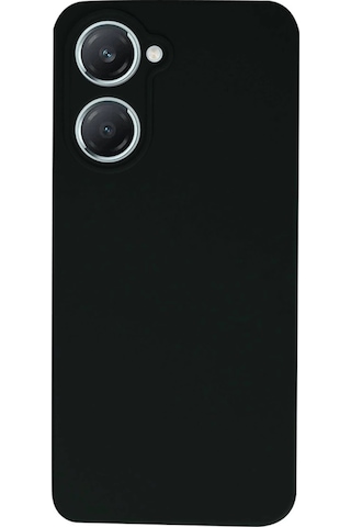 Vivo Y18 Kılıf First Silikon - Siyah Çokrenkli