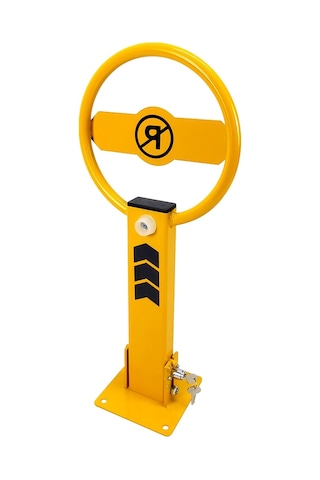 Kilitli Otopark Direği Yatar Kalkar Otopark Bariyeri Simit Bariye