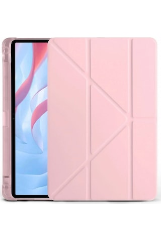 Huawei Honor Pad X9a Kalemlikli Mars Tablet Kılıfı - Rose Gold Laptop Çantası