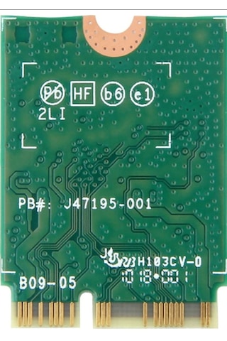 Intel 9560ngw M.2 Wi Fi & Bluetooth Modülü 1.73 Gbps, Dual Band, Bluetooth 5