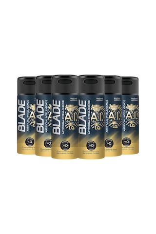 Blade Artificial Intelligence Erkek Sprey Deodorant 6 x 150 ML