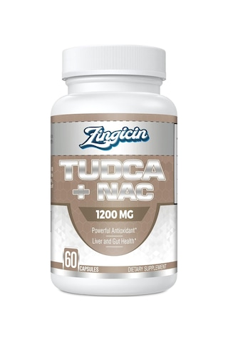 Zingicin Tudca With N.a.c N-acetyl-cysteine Antioxidant Liver Digestion 1200mg 60 Caps