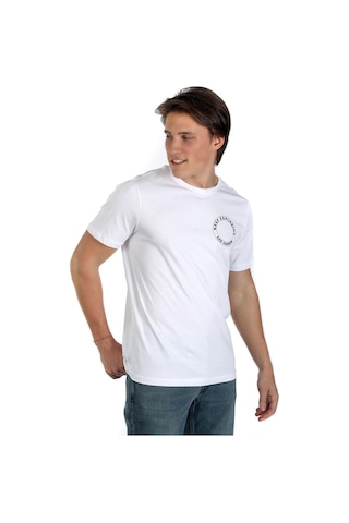 Lee Cooper Grapes Erkek O Yaka T-shirt Beyaz-19040-beyaz Beyaz