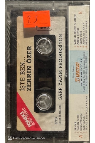 Plak Değildir Kaset Tir Zerrin Özer İşte Ben Kaset