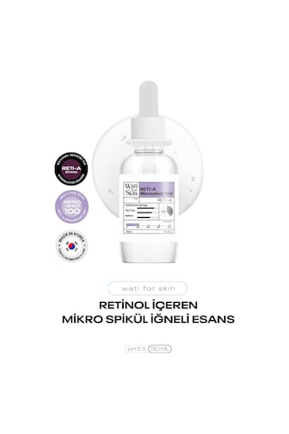 Retinol İçeren Mikro Spikül İğneli Esans Wati For Skin Reti-a Microshot 100 Retinol İçeren Mikro Spikül İğneli Esans Wati For Skin Reti-a Microshot 100