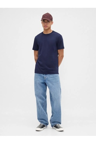 Gap V-frch Mını Logo Tee Lacivert