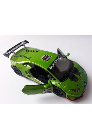 Lamborghını Huracan Lp620-2 Trofeo Green Diecast Metal Araba