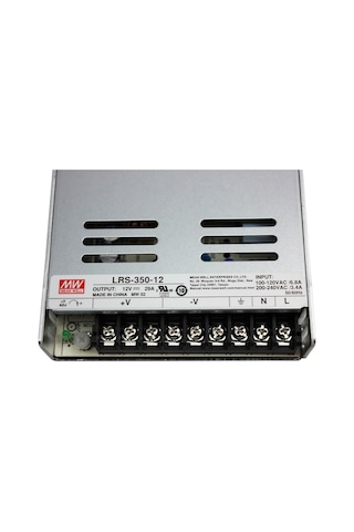 Meanwell Lrs-350-12 W 29 Amper Led Trafo Adaptör Güç Kaynağı