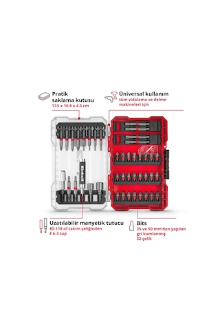 Einhell M-CASE 42 Parça Uç Seti - 49118953