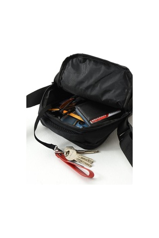 Erkek Omuz Çantası Elde Tutma 23 14 Cm Çapraz Askılı Postacı Çantası Mega Çanta Paraşüt Kumaş Siyah