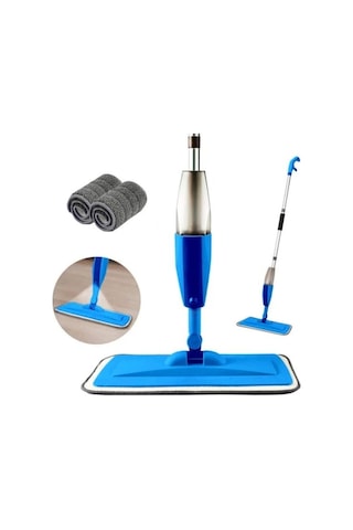 Flora Water Sprey Mop Su Hazneli 300 ML + Yedek Bez
