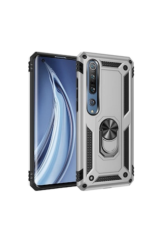 Rba Aksesuar Mi Note 10 Lite Kılıf Rba Vega Kapak - Gri gri