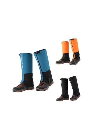 Geeksen Nylon Outdoor Bacak Koruyucu Çorap - Su Geçirmez, Dayanıklı, Hava Geçirgen - Kayak, Dağcılık, Desert Yürüyüşü İçin - Siyah Xl Siyah