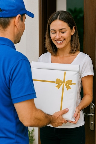 Yapışkanlı Hediye Ambalajı Hediye Paketi Hediye Çantası Nonwoven Bez Çanta Kargo Poşeti Şık Estetik Beyaz
