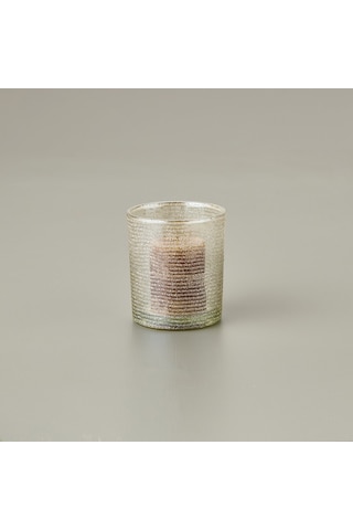 Kpmm Sua Cam Mumluk - Gümüş - 7x7x8 Cm Renkli