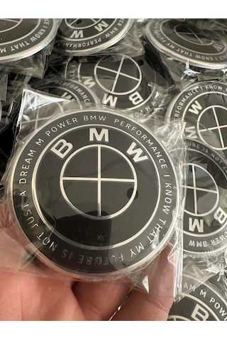 BMW 50.YIL SİYAH LOGO 82MM