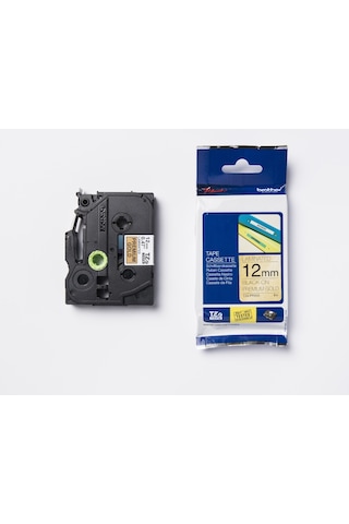 Brother Simli Altın Üzerine Siyah Yazı Etiket Şeridi 1